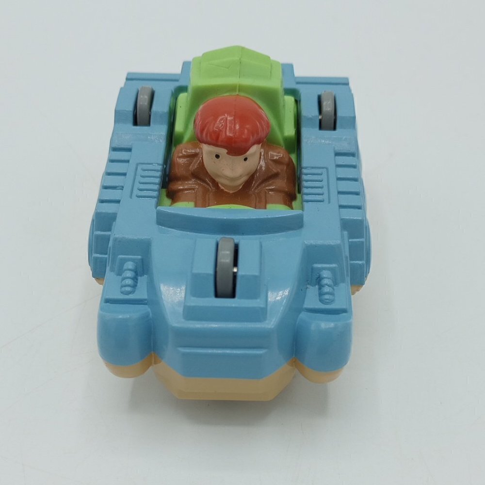 Vintage 1990 Duke Nukem Captain Planet Flip Car Burger King Meal Toy